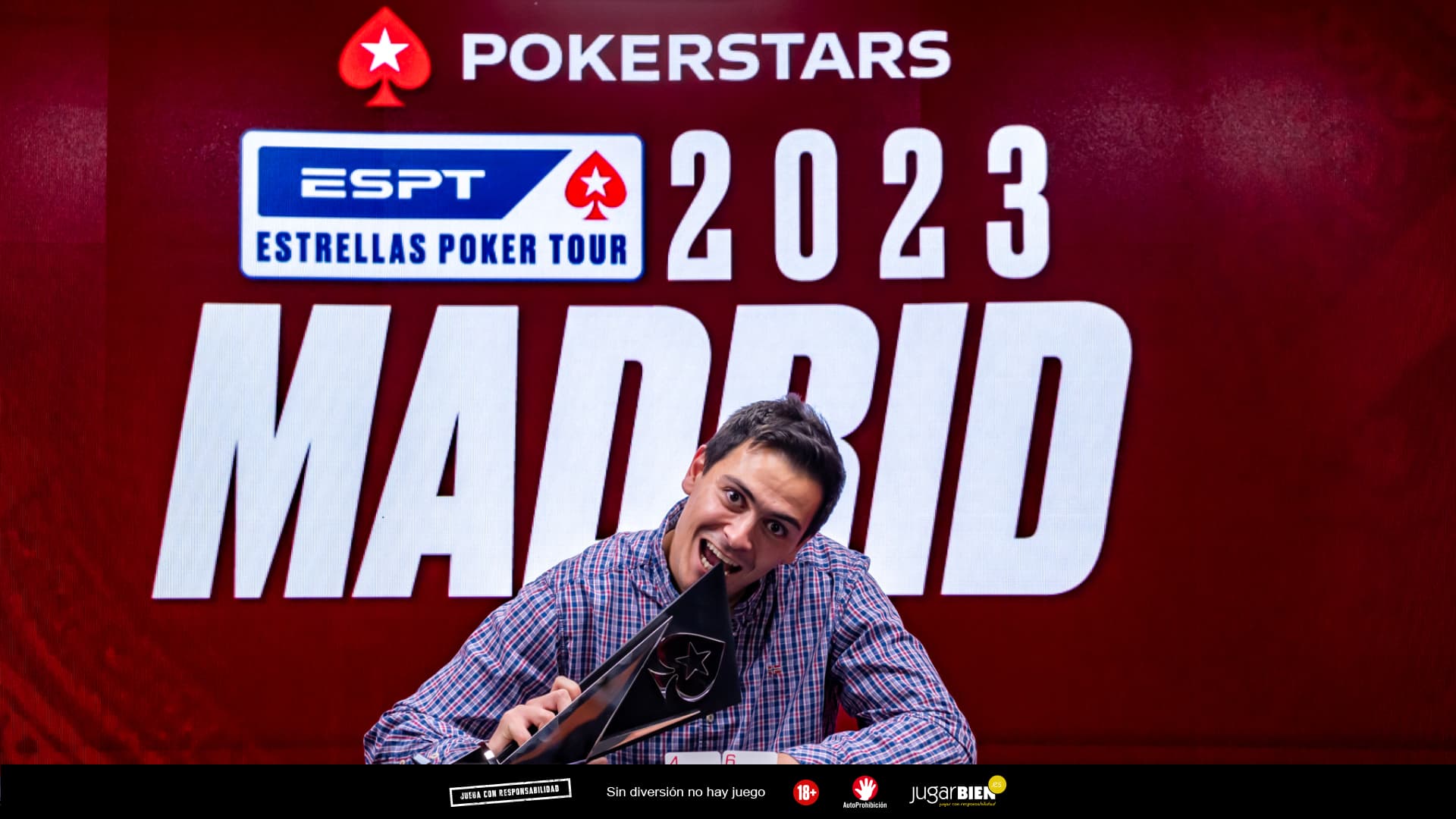 Jon Ander Vallinas, ganador del ESPT Madrid 2023
