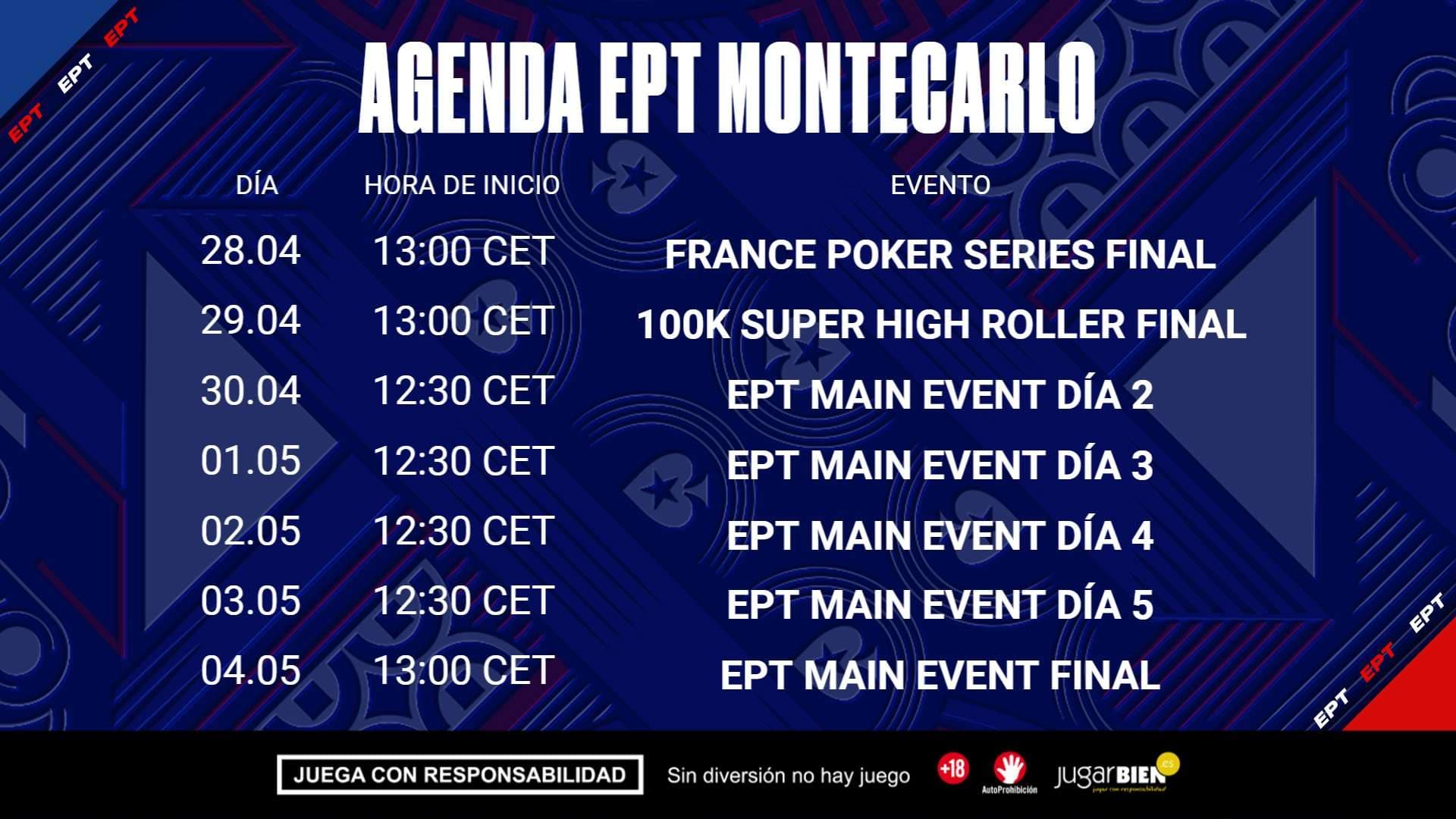 Streamings EPT Montecarlo